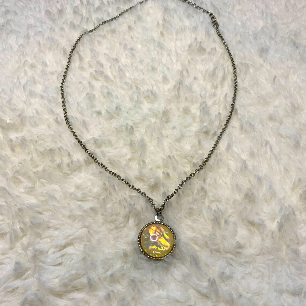 Necklace with Silver Chain and Pendant